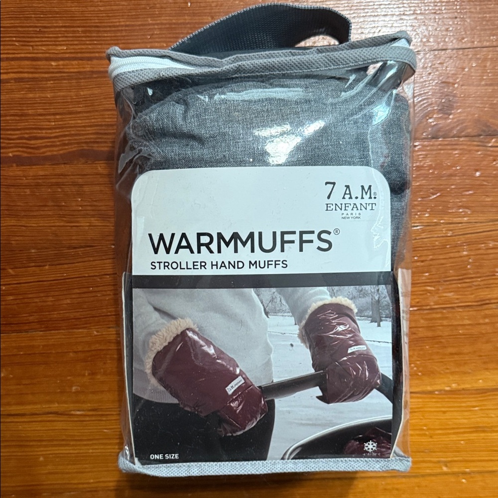 7 A.M. Enfant Warmmuffs Stroller Hand Muffs - Gray